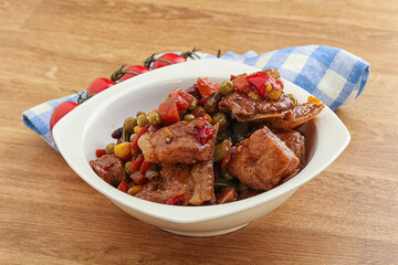 Roasted pork with oyster sauce