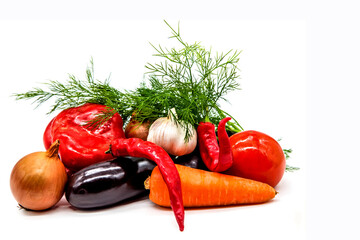 Vegetables for cooking various vegetable dishes.