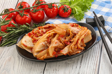 Korean food - spicy Kimchi cabbage