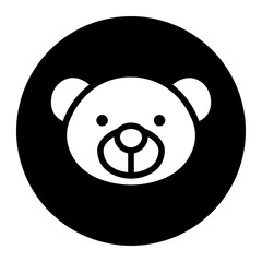 bear glyph icon