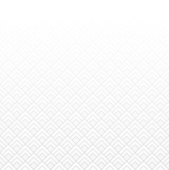 Horizontally seamless pattern of modern gray rhombus (diamond, tilted square) shapes. High resolution full frame abstract geometric background with light effect.