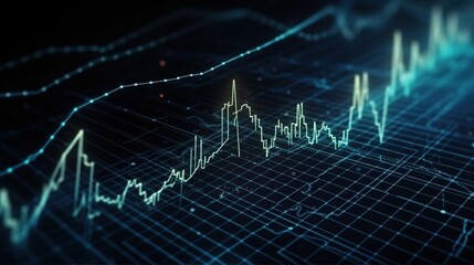 Stock Market Trading Investment Graph