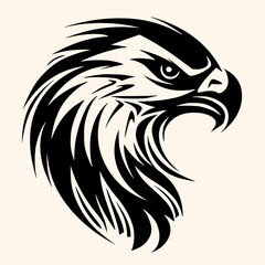Eagle vector for logo or icon,clip art, drawing Elegant minimalist style,abstract style Illustration
