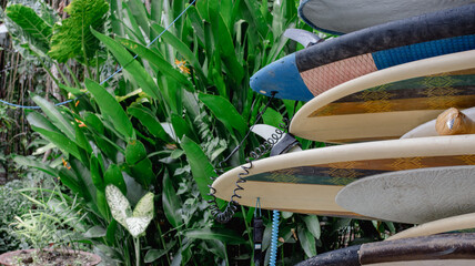 warehouse of used sap boards, old