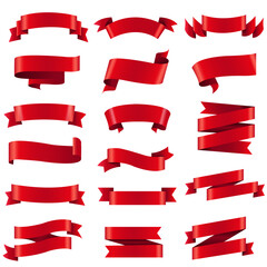 red ribbon set