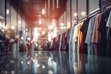 Modern clothing boutique Generative AI