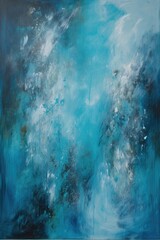 Dark blue Background Studio Portrait Backdrop Image Photography with lightspots