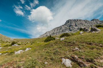 Fototapeta na wymiar Panorama of Pindus Mountain (Vikos National
