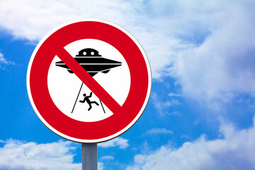 Alien Abduction - Forbidden sign