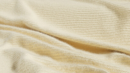 Fuzzy fabric texture luxurious background. 3D rendered