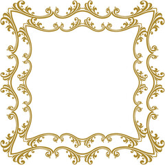 Unique Square artistic frame and border