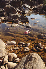 Obraz premium A Boxing Glove in a River