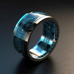 high-tech futuristic ring