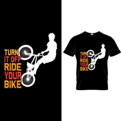 vector positive quote with a hand drawn vintage bicycle