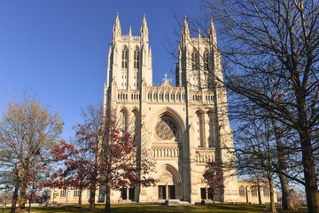 Fototapeta na wymiar National Cathedral in Washington DC United States