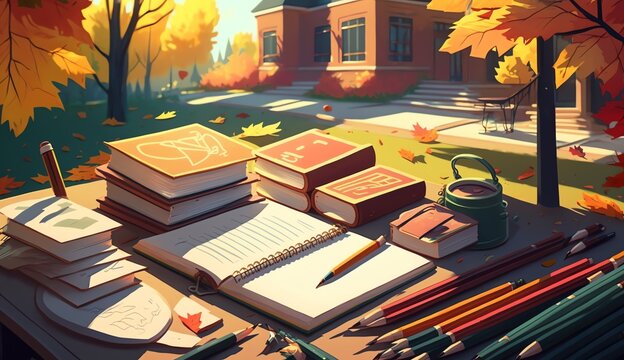 Back to school - schoolyard