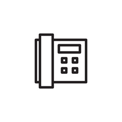 Communication Hotel Telephone Outline Icon