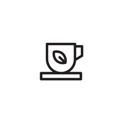 Cup Green Tea Outline Icon