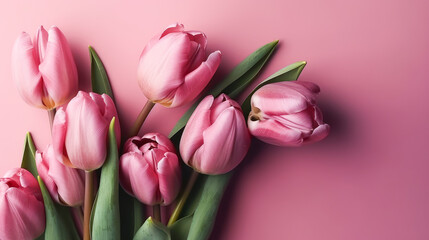 Obraz premium Beautiful spring flowers Generative AI