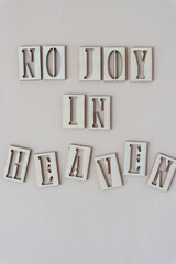 no joy in heaven