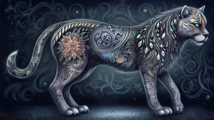 Magic Cat Illustration