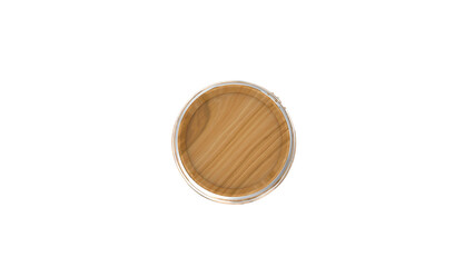 wooden barrel isolated on white