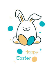 Happy Easter - Vector Illustration
