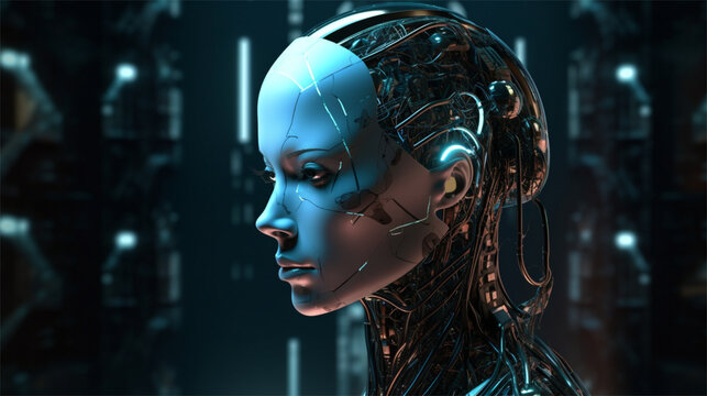 Humanoid, intelig&ecirc;ncia Artificial - Rob&ocirc; Humano criado por IA