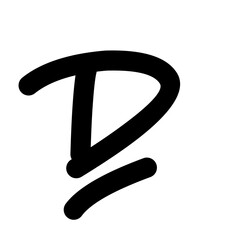 Alphabet rounded font