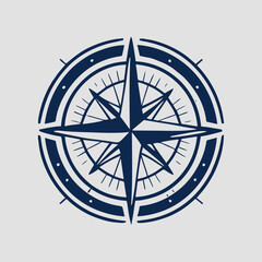 Obraz premium compass wind rose vector vector illustration. wind rose vector illustrator. vintage compass. 