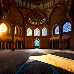 interior of a mosque