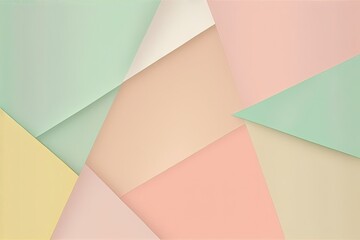 background design with pastel colors of green, pink, red, yellow, and tan, generative ai, generative, ai