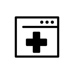 Obraz premium website icon