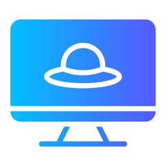 ufo gradient icon