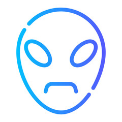 alien gradient icon