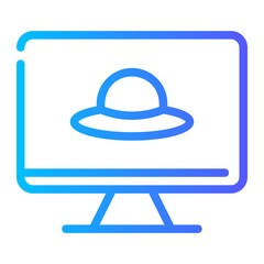 ufo gradient icon