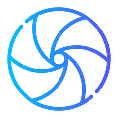 vortex gradient icon