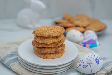 carrot easter cookies