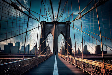 Obraz na płótnie Canvas city bridge