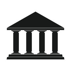 university icon vector design template illustration. bank icon, museum icon