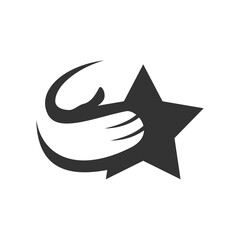 reach dream logo. template Icon Illustration Brand Identity. Isolated and flat illustration. Vector graphic