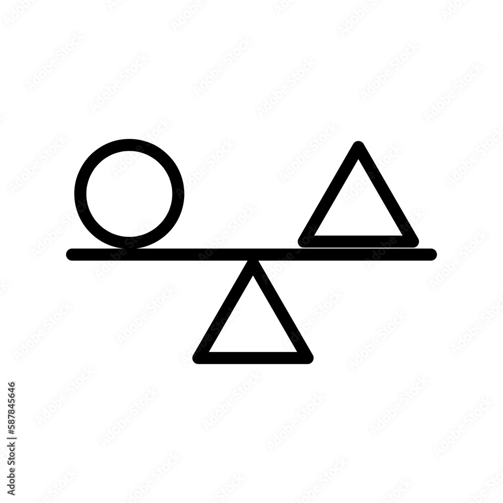 Poster stable support vector icon illustration on white background..eps
