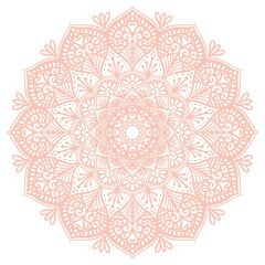 mandala pattern ornament islamic elegant nude color