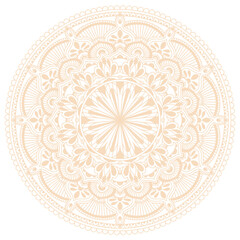 mandala pattern ornament islamic elegant nude color