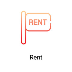 Rent icon. Suitable for Web Page,Mobile,App,UI,UX�and�GUI�design.