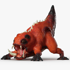 Lizard Demon 3D CGI Render
