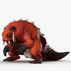 Lizard Demon 3D CGI Render