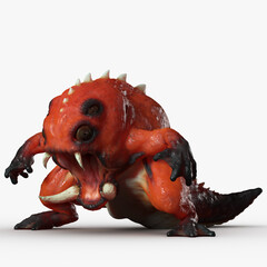 Lizard Demon 3D CGI Render