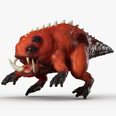 Lizard Demon 3D CGI Render