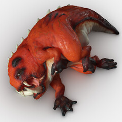 Lizard Demon 3D CGI Render